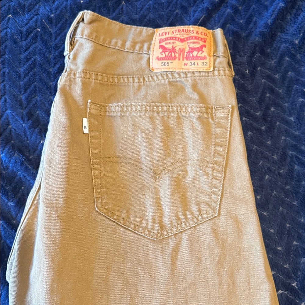 Levi's Khaki Denim Pants